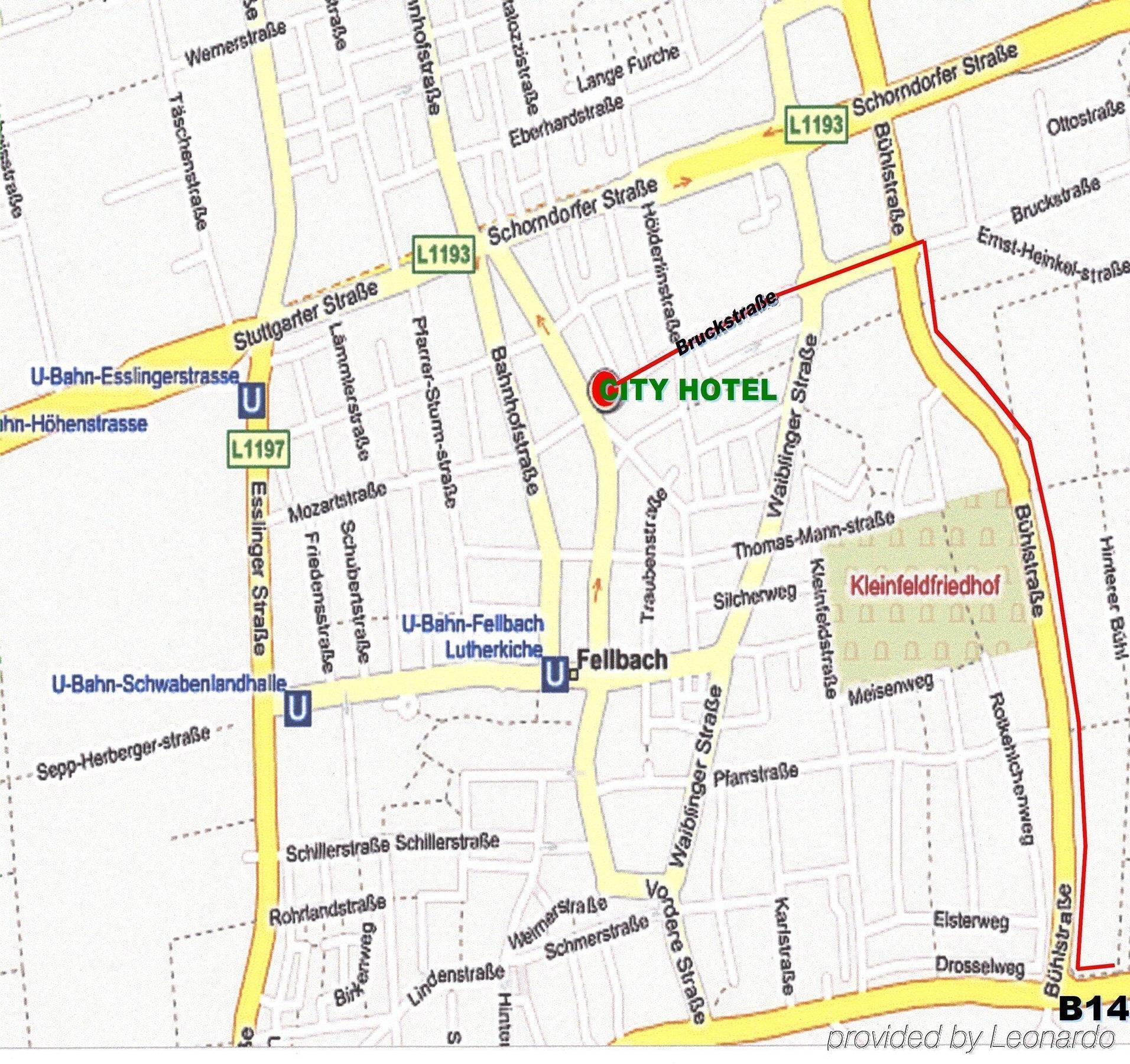 City Hotel Fellbach 24H Check-In ภายนอก รูปภาพ